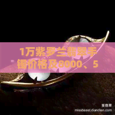 1万紫罗兰翡翠手镯价格及8000、5万、15000元的区别解析