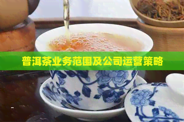 普洱茶业务范围及公司运营策略