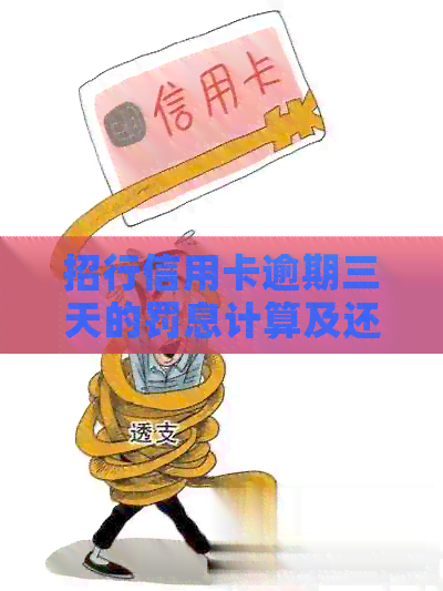 招行信用卡逾期三天的罚息计算及还款方式详解，三万元逾期款应还多少？