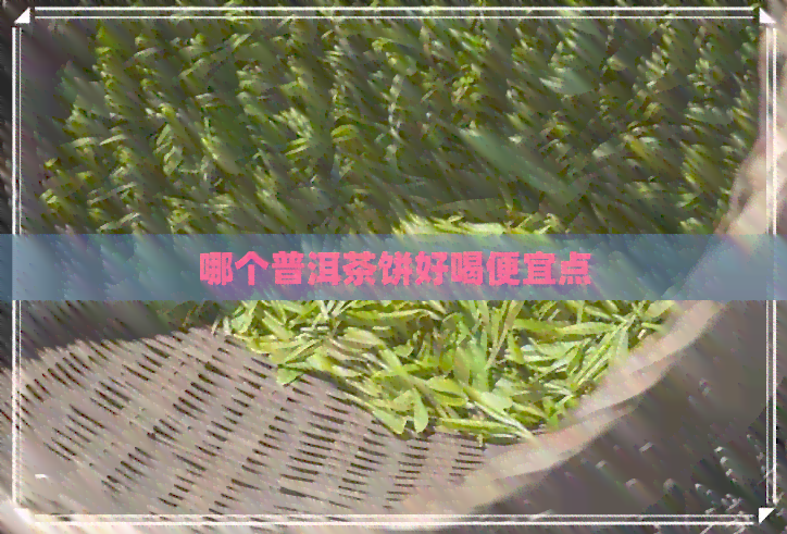 哪个普洱茶饼好喝便宜点