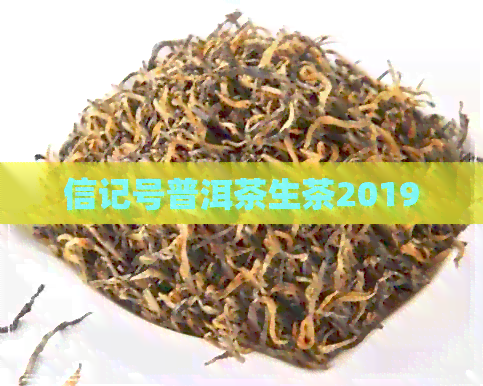 信记号普洱茶生茶2019