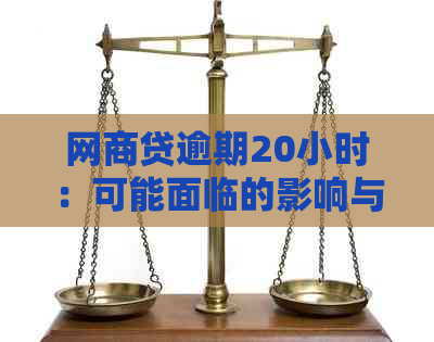 网商贷逾期20小时：可能面临的影响与解决方案