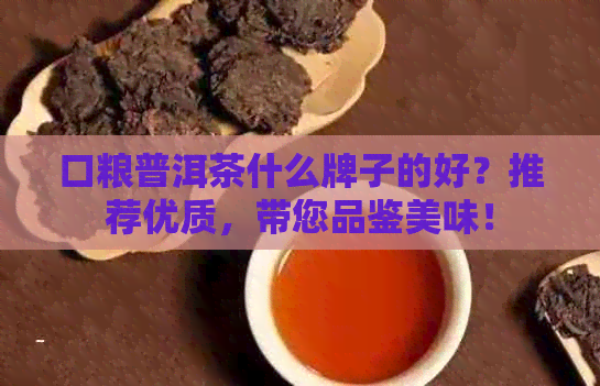 口粮普洱茶什么牌子的好？推荐优质，带您品鉴美味！