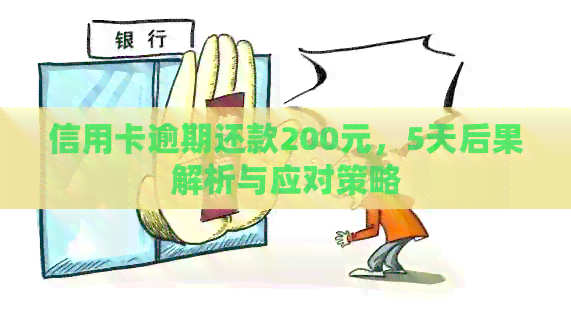 信用卡逾期还款200元，5天后果解析与应对策略