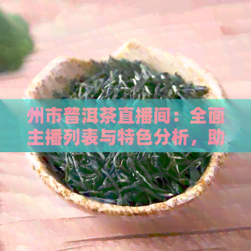 州市普洱茶直播间：全面主播列表与特色分析，助您轻松找到直播内容！