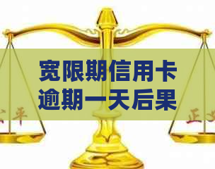 宽限期信用卡逾期一天后果：会影响贷款购房吗？