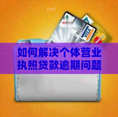 如何解决个体营业执照贷款逾期问题？