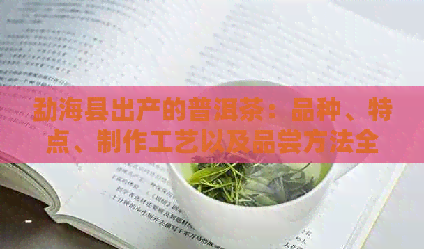 勐海县出产的普洱茶：品种、特点、制作工艺以及品尝方法全方位解析