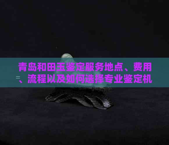 青岛和田玉鉴定服务地点、费用、流程以及如何选择专业鉴定机构
