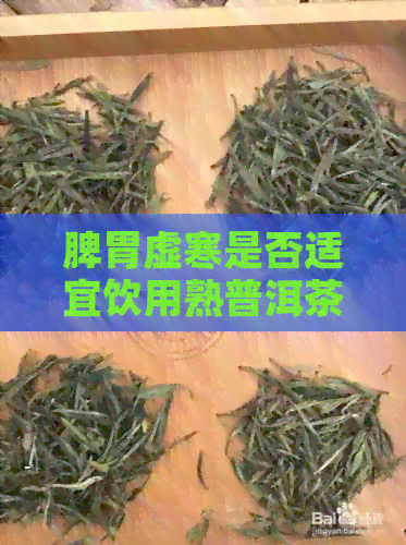 脾胃虚寒是否适宜饮用熟普洱茶？了解其适用程度与注意事项