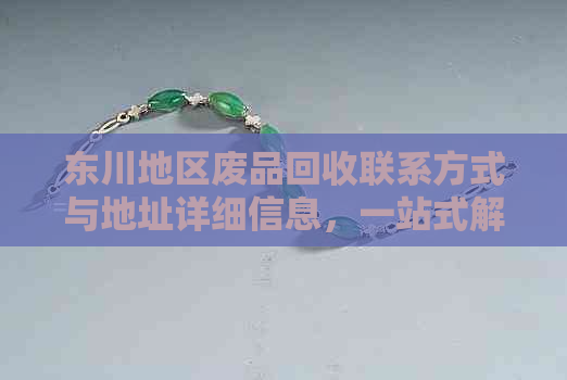 东川地区废品回收联系方式与地址详细信息，一站式解决您的废品处理需求