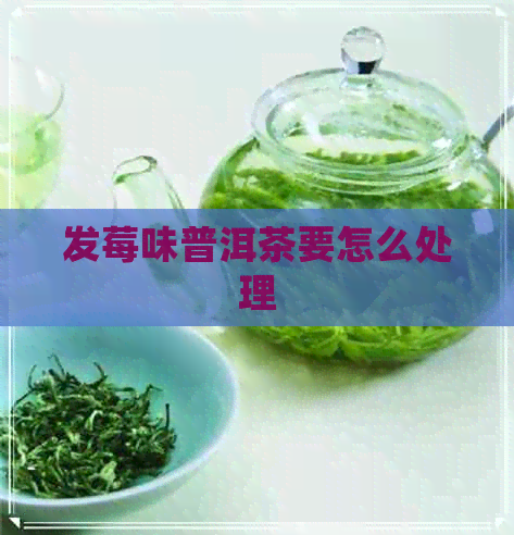 发莓味普洱茶要怎么处理