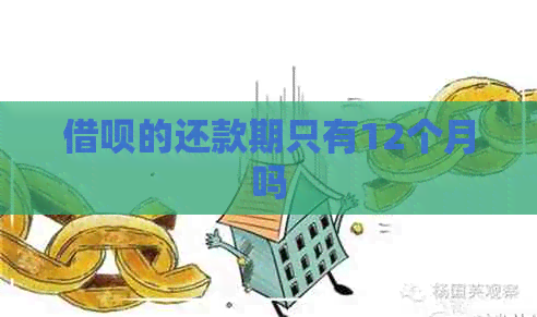 借呗的还款期只有12个月吗