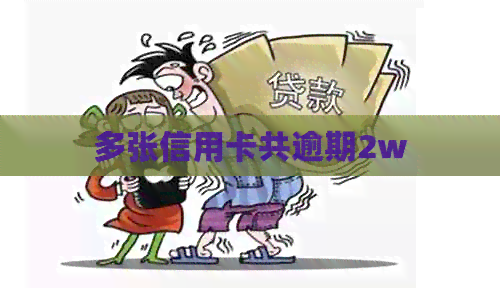 多张信用卡共逾期2w