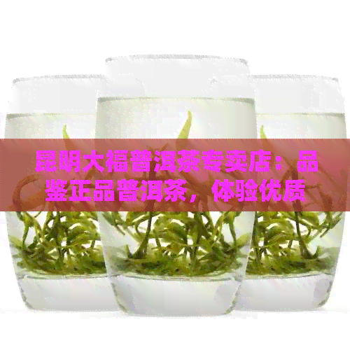 昆明大福普洱茶专卖店：品鉴正品普洱茶，体验优质购物环境