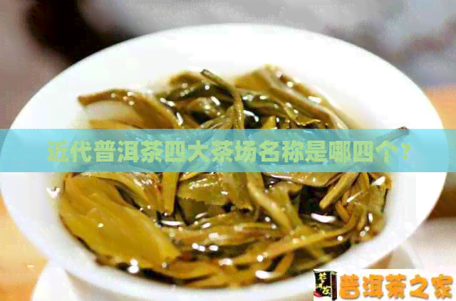 近代普洱茶四大茶场名称是哪四个？