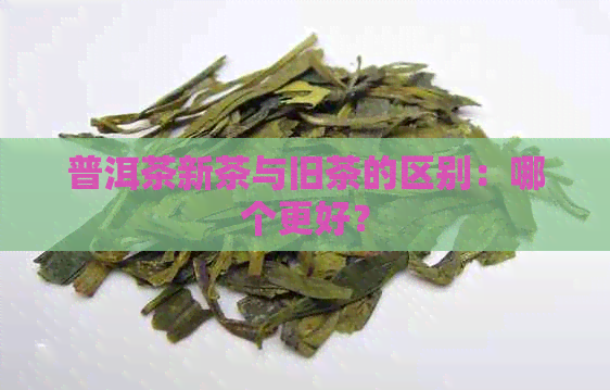 普洱茶新茶与旧茶的区别：哪个更好？