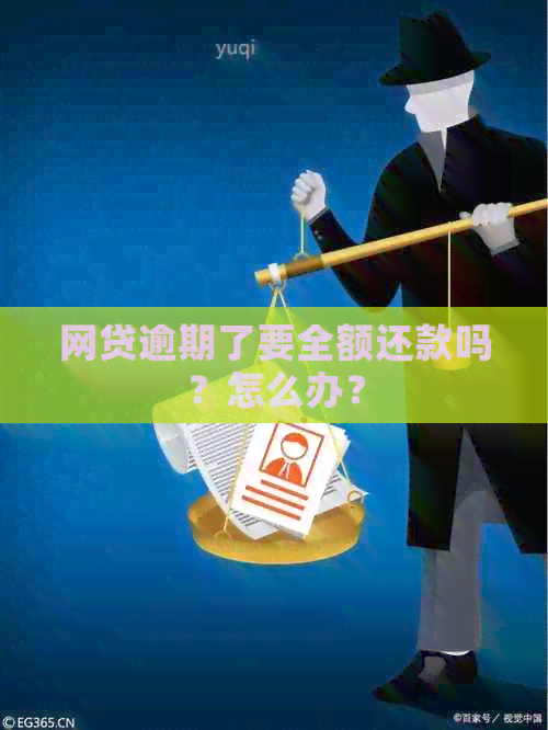 网贷逾期了要全额还款吗？怎么办？