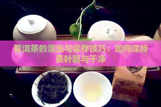 普洱茶的清洗与保存技巧：如何保持茶叶新与干净