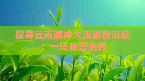 探寻云南腾冲大滚锅普洱茶：一场味蕾的宴