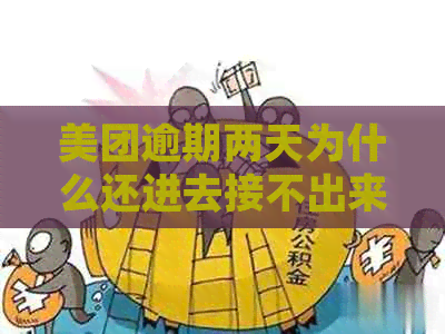 美团逾期两天为什么还进去接不出来了？可以继续借款吗？