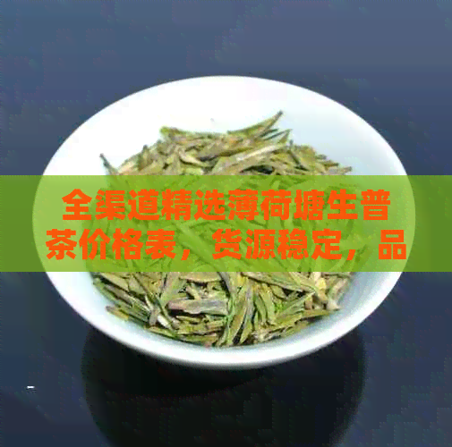 全渠道精选薄荷塘生普茶价格表，货源稳定，品质越，批发采购直供