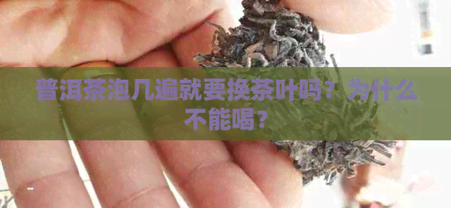 普洱茶泡几遍就要换茶叶吗？为什么不能喝？