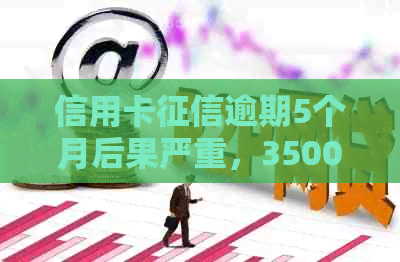 信用卡逾期5个月后果严重，35000元逾期已五个月，受影响怎么办？