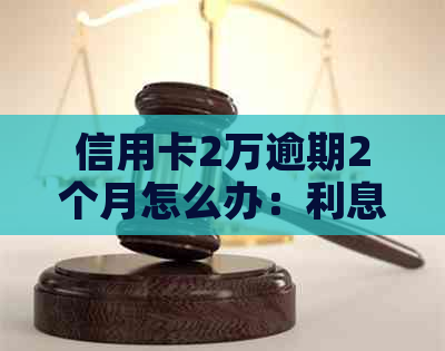 信用卡2万逾期2个月怎么办：利息、影响与解决办法