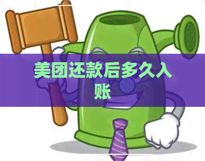 美团还款后多久入账