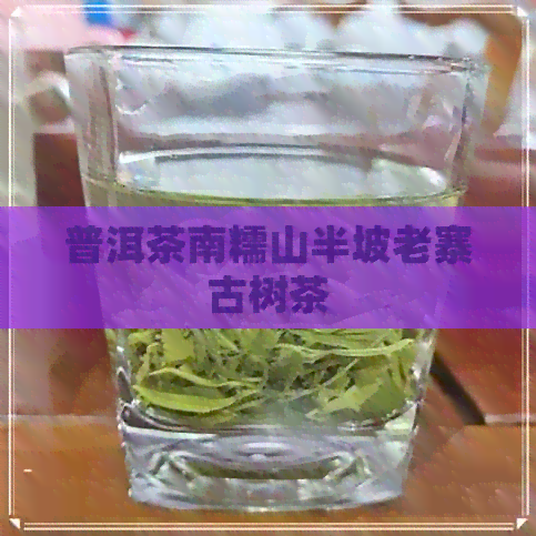 普洱茶南糯山半坡老寨古树茶