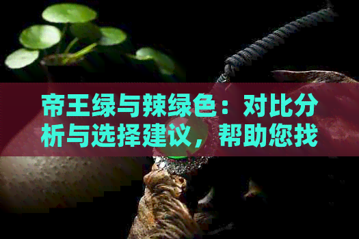 帝王绿与辣绿色：对比分析与选择建议，帮助您找到最适合自己的颜色