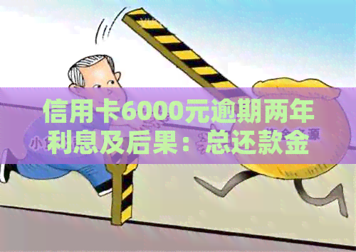 信用卡6000元逾期两年利息及后果：总还款金额与逾期后利息计算解析