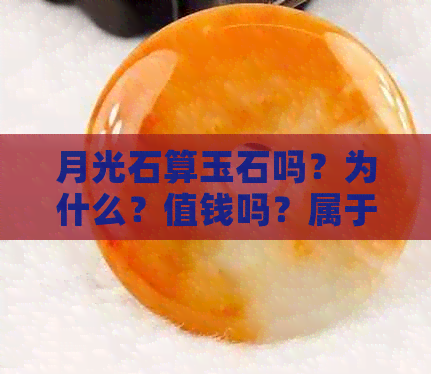 月光石算玉石吗？为什么？值钱吗？属于玉石吗？