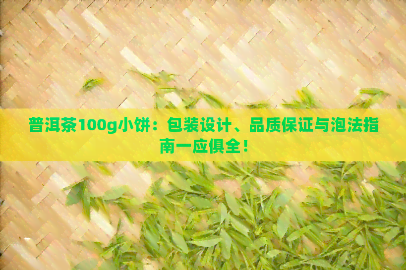 普洱茶100g小饼：包装设计、品质保证与泡法指南一应俱全！