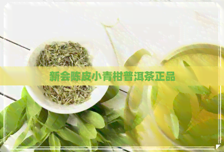 新会陈皮小青柑普洱茶正品