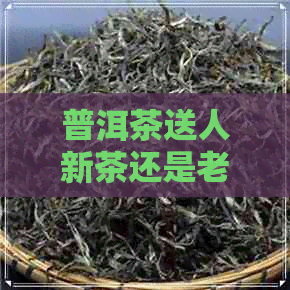 普洱茶送人新茶还是老茶好