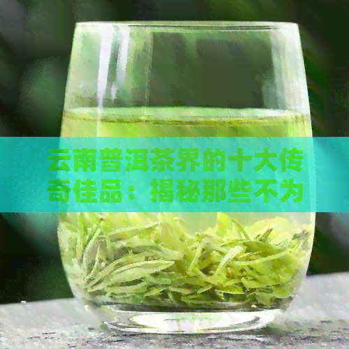 云南普洱茶界的十大传奇佳品：揭秘那些不为人知的名茶排行榜