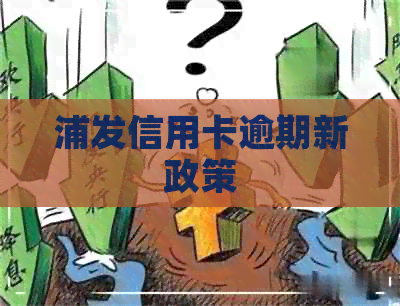 浦发信用卡逾期新政策