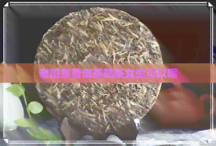 老班章普洱茶熟茶女生可以喝