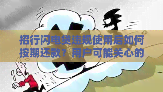 招行闪电贷违规使用后如何按期还款？用户可能关心的问题解答