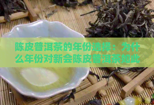 陈皮普洱茶的年份选择：为什么年份对新会陈皮普洱茶如此重要？