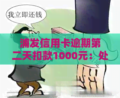 浦发信用卡逾期第二天扣款1000元：处理策略与建议，如何避免逾期还款？