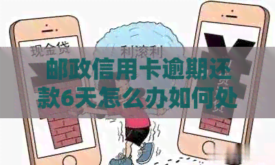 邮政信用卡逾期还款6天怎么办如何处理？