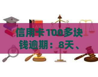 信用卡100多块钱逾期：8天、5天、9天、7天上的影响及20元违约金问题