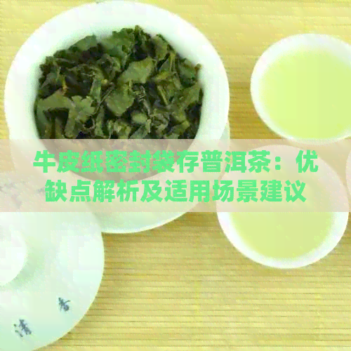 牛皮纸密封袋存普洱茶：优缺点解析及适用场景建议，如何确保茶叶品质？