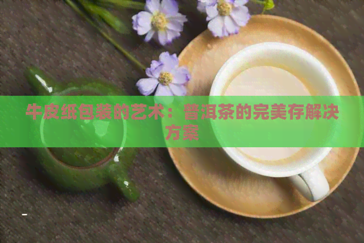 牛皮纸包装的艺术：普洱茶的完美存解决方案