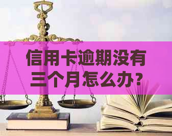 信用卡逾期没有三个月怎么办？2021年逾期三个月还款策略与处理方法