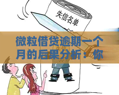 微粒借贷逾期一个月的后果分析：你可能会面临这些严重问题！