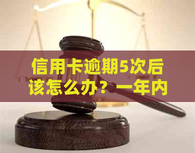 信用卡逾期5次后该怎么办？一年内逾期解决方案和预防措全面解析